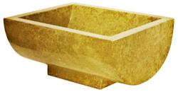 Indera Mosdókagyló természetes kőből - GRATIA Yellow (LX57051)