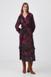 MEDICINE rochie culoarea negru, midi, evazată ZBYH-SUD600_99D (RW24.SUD600)