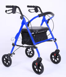 GM 4259 ACÉL Rollátor négykerekű KÉK