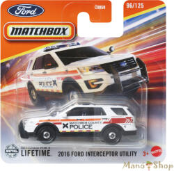 Mattel - 2016 Ford Interceptor Utility (JBT12)
