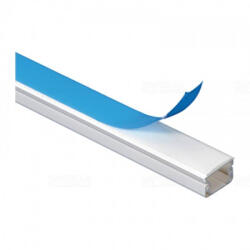 Legrand 648905 DLP mini csatorna 20x12, 5mm, fedéllel, ragasztócsíkkal, válaszfal nélkül (648905)