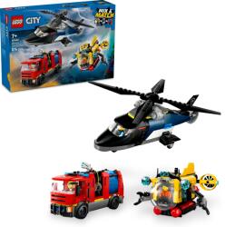 LEGO® City - Helicopter, Fire Truck & Submarine Remix (60462) LEGO