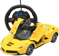  Masinuta de curse de jucarie pentru Copii, Replica Ferrari LaFerrari, Volan RC, Scara 1: 16