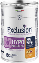 Exclusion Veterinary Diet Hypoallergenic Duck & Potato konzerv kutyának 400g