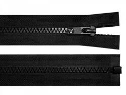 Fashion Műanyag fogú bontható cipzár, GT10, 5mm, 75cm hosszú, 590317, fekete