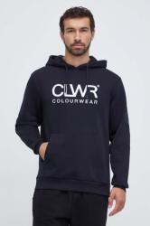 Colourwear felső fekete, férfi, nyomott mintás, kapucnis - fekete M