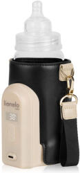 Lionelo Incalzitor biberoane Lionelo ThermUp Go Evo Portabil cu 5 niveluri de incalzire Negru Auriu Incalzitor biberon