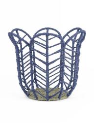 Helio Ferretti tároló kosár Wicker Flower - lila Univerzális méret