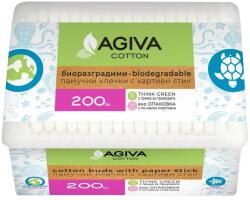 Agiva Биоразградими памучни клечки за уши Agiva - 200 броя (1674635)