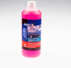 MARLY Червен антифриз g12 marly antifreeze oxl concentrated 1л (marly antifreeze oxl concentrated 1л.)