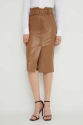 Answear. LAB szoknya barna, midi, ceruza fazonú - barna L - answear - 12 990 Ft