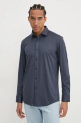 HUGO BOSS ing férfi, galléros, sötétkék, regular, 50519844 - sötétkék 41