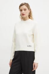APC A. P. C. gyapjú pulóver pull esther női, bézs, WVBDK. F23373 - bézs M
