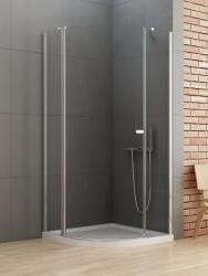 NEW TRENDY New Soleo cabină de duș 100x100 cm semicircular crom luciu/sticlă transparentă K-0417 (K0417)