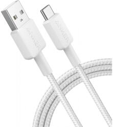 Anker Cablu Date si Incarcare Anker USB-A - USB-C Anker 322 18W 0.9m Alb