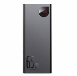 Baseus Acumulator Extern Baseus Adaman 20000mAh 65W QC + PD 1 x USB-C - 2 x USB-C Negru (inc/Base/Adama/20A/n/bl)