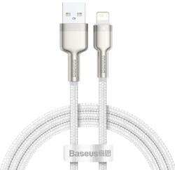 Baseus Cablu Date si Incarcare Baseus USB-A - Lightning Cafule Metal Series 18W 1m Alb