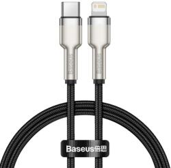 Baseus Cablu Date si Incarcare Baseus USB-C - Lightning Cafule Metal Series 20W 0.25m Negru