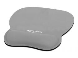 Delock Ergonomic with Wrist Rest Egérpad Grey, 181887, Egérpad