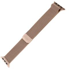 FIXED szíj rozsdamentes hálóval Apple Watch 38/40mm órához, rose gold (FIXMEST-436-RG)
