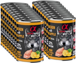 Alpha Spirit ALPHA SPIRIT Csirke ananásszal 18x400g