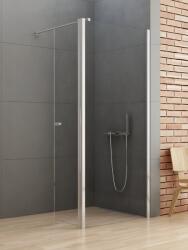 NEW TRENDY New Soleo zuhanykabin fal walk-in 110 cm króm fényes/átlátszó üveg K-0757 (K0757)