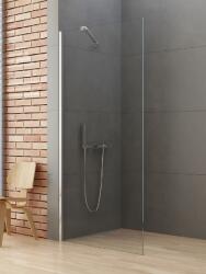 NEW TRENDY New Soleo zuhanykabin fal walk-in 110 cm króm fényes/átlátszó üveg K-0741 (K0741)