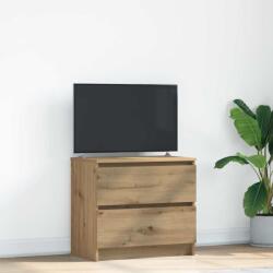 vidaXL kézműves tölgy színű szerelt fa TV-szekrény 60x35x54 cm (861786)