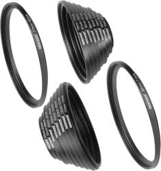 NEEWER Objektív Adapter Szűrő Gyűrű Szett -Filter Menetbővítő & Menetszűkítő Kit (18db) (10092240)