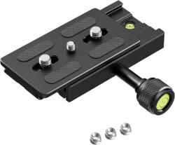 NEEWER Gyorskioldó Cseretalp - 90mm 1/4" 3/8" QR90 Quick Release Plate (10102284)