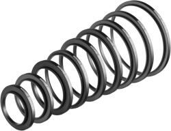 Neewer Step Up Ring (9db) Szűrő Adapter Gyűrű Szett -Objektív Filter Menetbővítő Kit (37-49-52-55-58-62-67-72-77-82mm) (10093012)