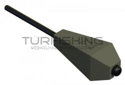 Carp Expert Inline Bruce Torpedo Szinezett ólom 120g (53210120)