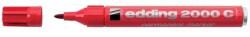 edding Marker permanent, varf 3 mm, rosu, EDDING 2000 C (ED20002)