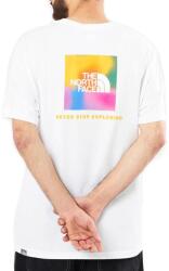 The North Face Redbox póló TNF White Supersonic Blue Gradient Print (NF0A2TX2IA01)