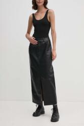 Calvin Klein Jeans szoknya fekete, maxi, egyenes, J20J223547 - fekete S