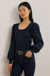 Ralph Lauren pamut pulóver sötétkék, 200957596 - sötétkék M
