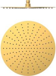 TRES cap de duș 30x30 cm rotund auriu 134315010OM (134315010OM)