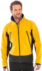 RESULT Férfi Activity Soft Shell kabát XL fekete|sárga