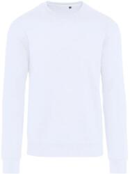 SG Lighting Unisex felnőtt gyűrűsfonású pamut pulóver címke nélkül Sweatshirt 4XL fehér