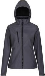 REGATTA Női Venturer 3 rétegű kapucnis soft shell kabát XL fekete|szürke