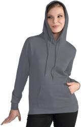 SG Lighting Női egyszínű kapucnis pulóver felső / kapucnis pulóver 2XL szürke