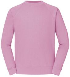 Fruit of the Loom Férfi klasszikus Raglan melegítőfelső S rózsaszín