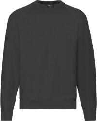 Fruit of the Loom Férfi klasszikus Raglan melegítőfelső L fekete