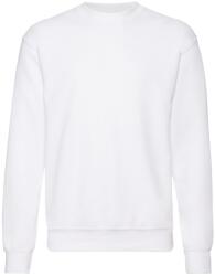 Fruit of the Loom Férfi klasszikus beállított pulóver 2XL fehér