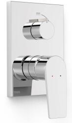 TRES Project kád és zuhany csaptelep süllyesztett króm 21128110 (21128110)