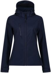 REGATTA Női Venturer 3 rétegű kapucnis soft shell kabát 2XL kék