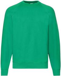 Fruit of the Loom Férfi klasszikus Raglan melegítőfelső 2XL zöld