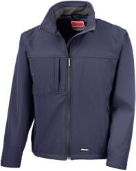 RESULT Férfi Classic Soft Shell kabát 2XL kék