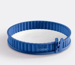 coox Силиконова форма за киш COOX с порцеланова основа в син цвят - Ø26 х h4 см (COOX 1605-311)
