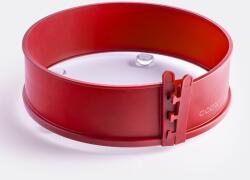 coox Силиконова форма COOX със стъклена основа в червен цвят - Ø26 х h7 см (COOX 1608-301)